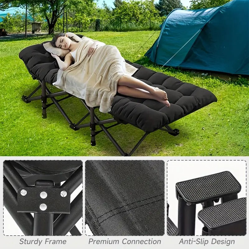 NNETM Foldable Outdoor Daybed with Mattress-1