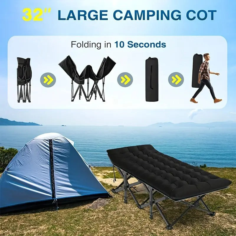 NNETM Foldable Outdoor Daybed with Mattress-2