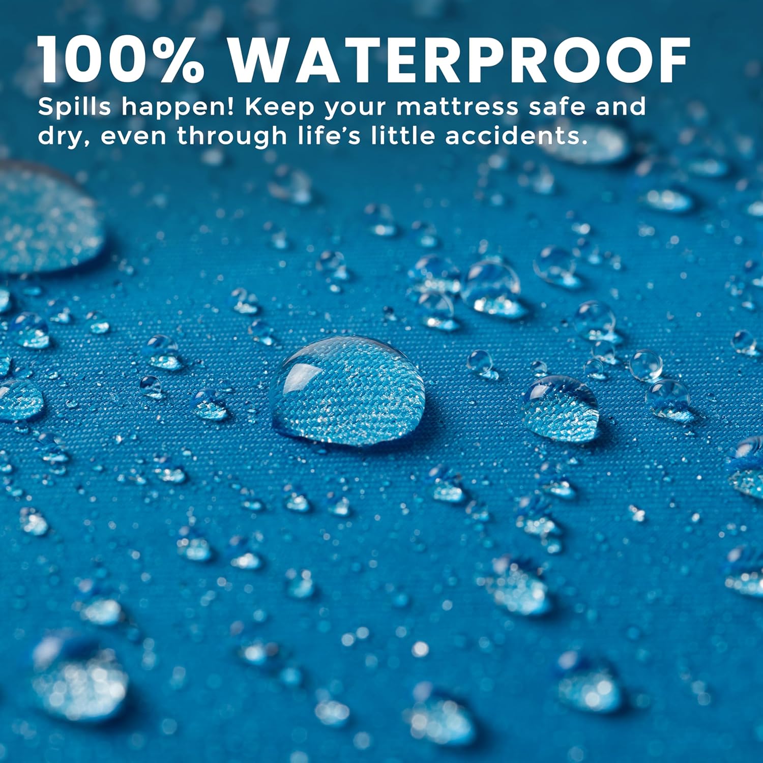 Premium Waterproof Bed Bug Mattress Cover, Zippered Mattress Protector, 10 Inches Deep, Dust Mite Proof 6-Sided Mattress Encasement for Bed-2