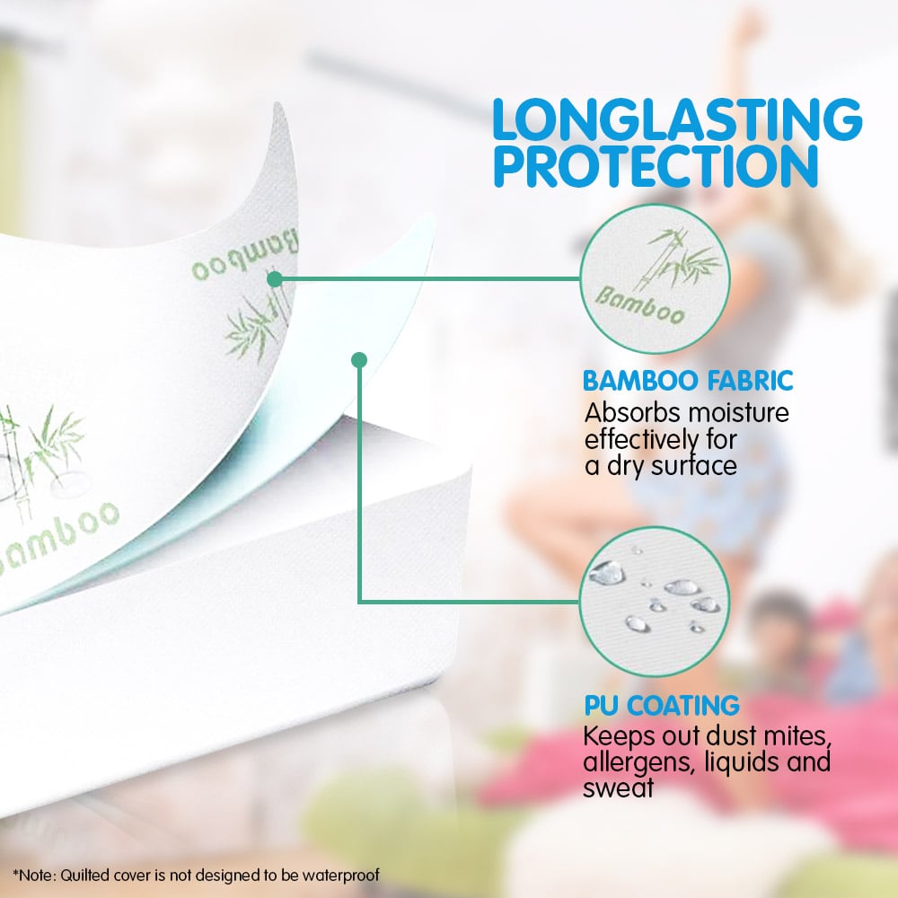 NNEDPE Bamboo Mattress Protector- King-1