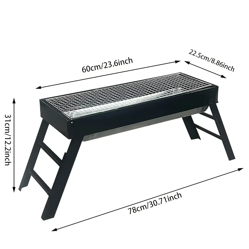 Iron Camping Stove Outdoor BBQ Grill-4