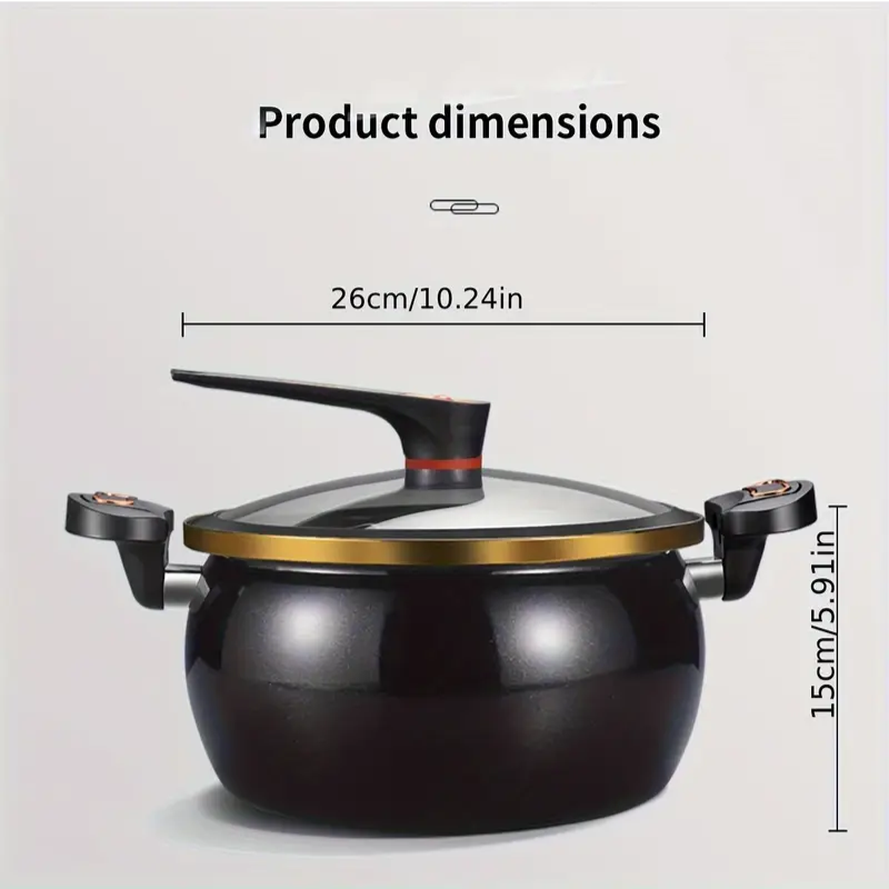 NNETM Chubby Soup Pot Non-Stick for All Stoves-3