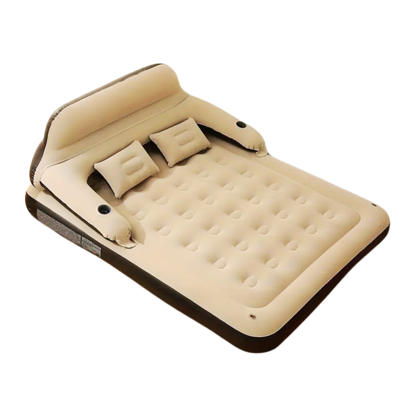 NNETM Inflatable Air Mattress with Headboard & Pillows-0