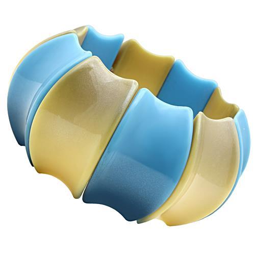 VL040 -  Resin Bracelet with Synthetic Synthetic Stone in Multi Color-0