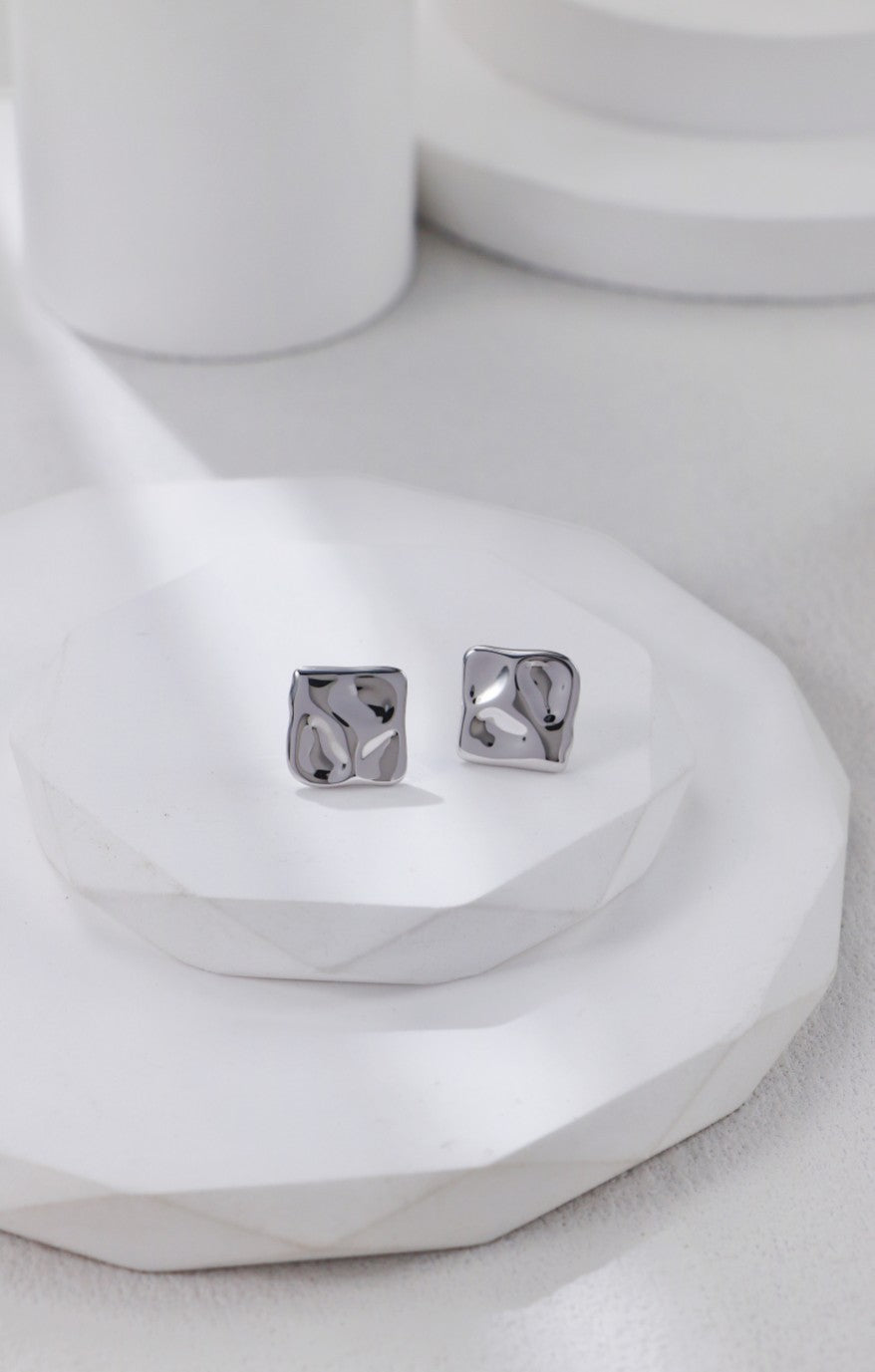 Square Textured Stud-1