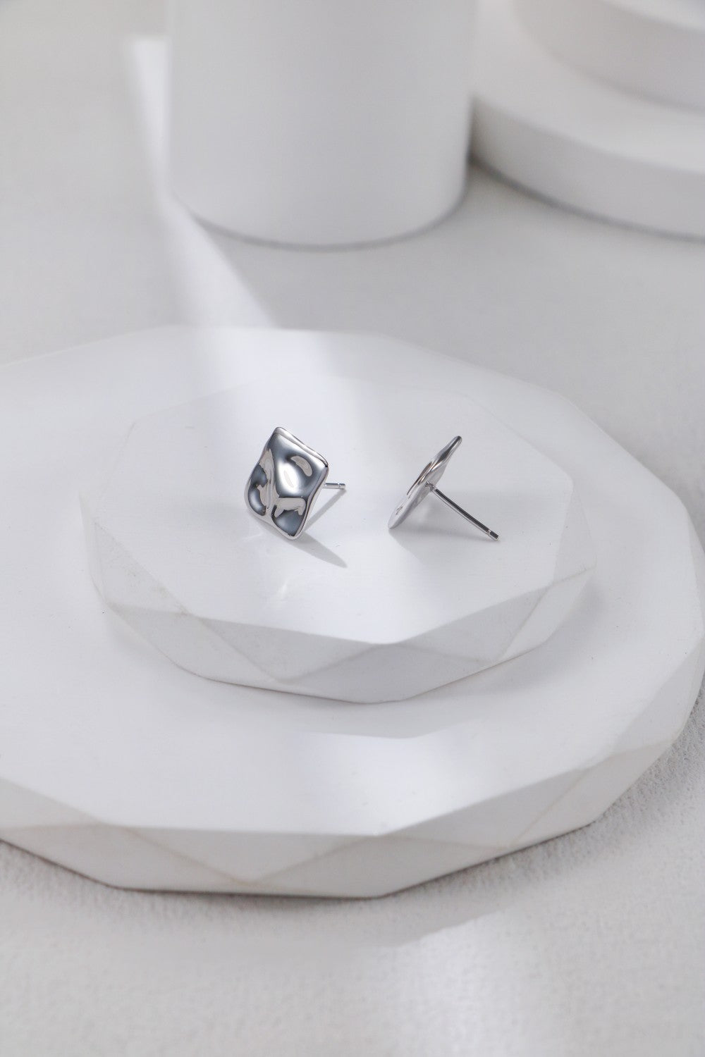 Square Textured Stud-2